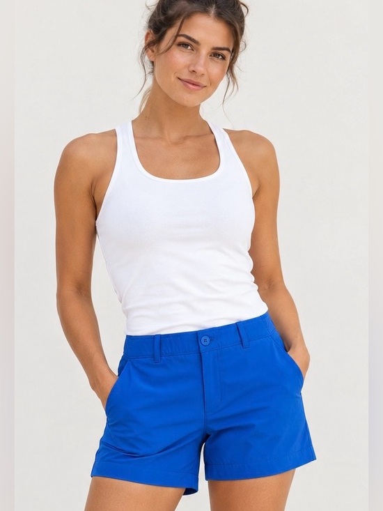 Under Armour Pants - Under Armour Women’s Fitted Performance Shorts Blue Size 6 4” Inseam